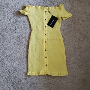 NWT - Pretty Little Things Ruched Bodice Dress